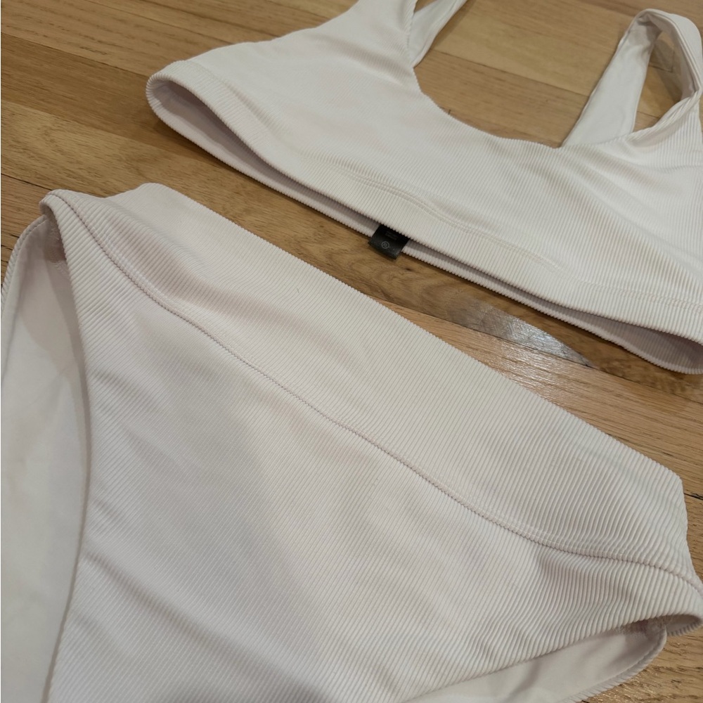 Beach Riot white Ribbed Bikini - Picture 2 of 5